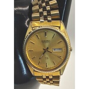 Seiko Gold Men's Watch - New Battery